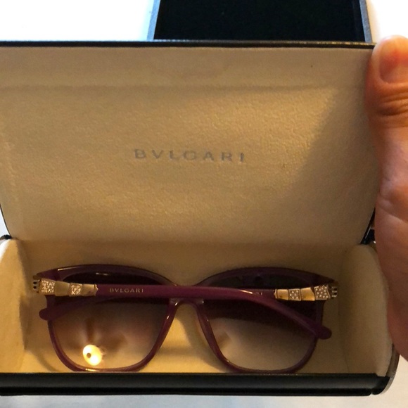 BVLGARI Accessories - BVLGARI purple sunglass